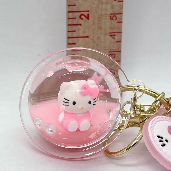 Hello Kitty Bag Charm NWT Lot of 3 Bling Wristlet Sanrio - Picture 9 of 11